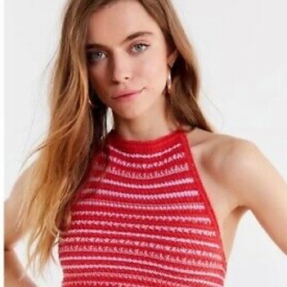 Vintage/Bohemian Woodstock looking tank - Picture 3 of 7